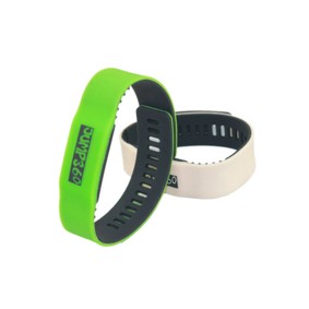 ISO14443A Waterproof Silicone Material 13.56MHz NTAG213 NFC Wristbands